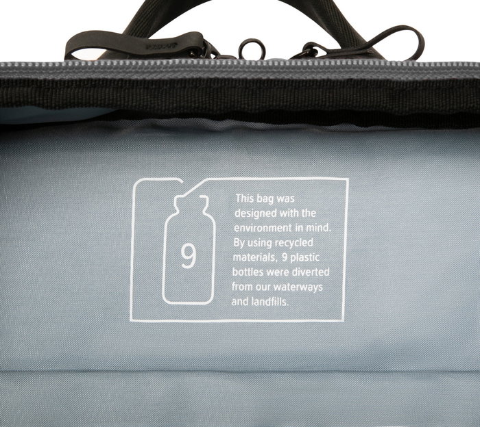 Targus Sagano Mochila 15.6 Pouces Grise, Sac à Dos avec Serrure, Matériau Recyclé RPET 500