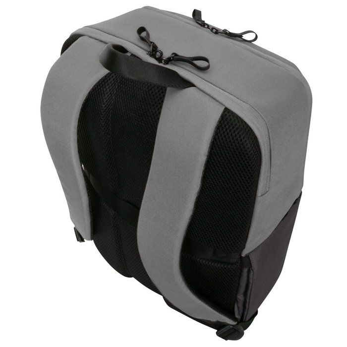 Targus Sagano Mochila 15.6 Pouces Grise, Sac à Dos avec Serrure, Matériau Recyclé RPET 500