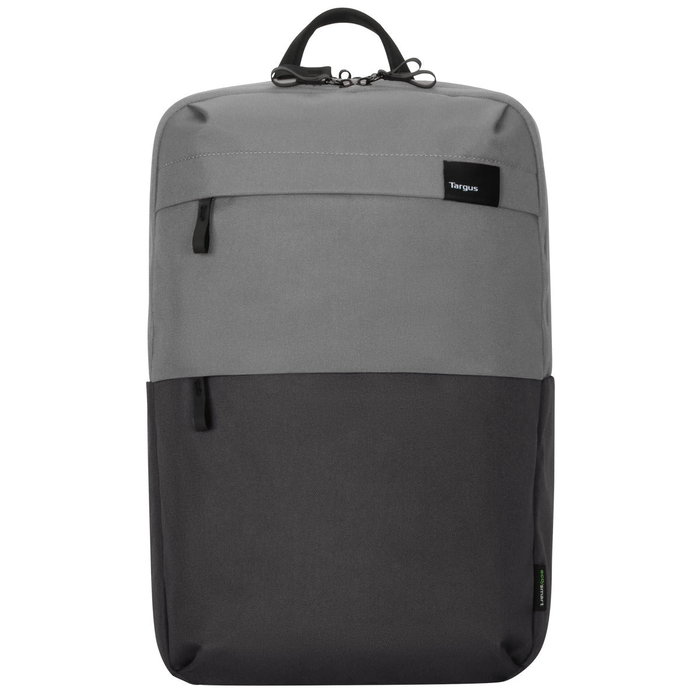 Targus Sagano Mochila 15.6 Pouces Grise, Sac à Dos avec Serrure, Matériau Recyclé RPET 500
