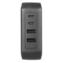 Targus APA109GL Adaptateur Secteur Universel 100 W avec 4 Ports USB (2 USB-A + 2 USB-C) Noir