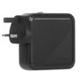 Targus APA109GL Adaptateur Secteur Universel 100 W avec 4 Ports USB (2 USB-A + 2 USB-C) Noir