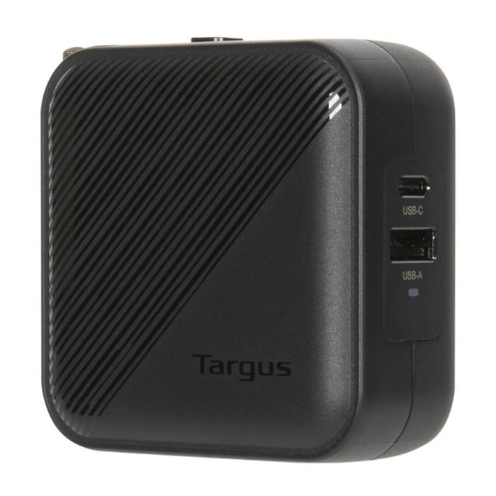 Targus APA803GL Adaptateur Secteur 65 W avec USB C et USB A, Noir, Charge Rapide Power Delivery Targus APA803GL Adaptateur Secteur 65 W avec USB C et USB A, Noir, Charge Rapide Power Delivery