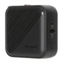 Targus APA803GL Adaptateur Secteur 65 W avec USB C et USB A, Noir, Charge Rapide Power Delivery