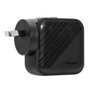 Targus APA803GL Adaptateur Secteur 65 W avec USB C et USB A, Noir, Charge Rapide Power Delivery