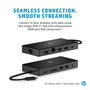 HP Travel USB-C Multi Port Hub - Concentrateur USB-C avec 6 ports (HDMI, VGA, Ethernet RJ45 Gigabit, SD/Micro SD, charge 90W)