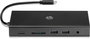 HP Travel USB-C Multi Port Hub - Concentrateur USB-C avec 6 ports (HDMI, VGA, Ethernet RJ45 Gigabit, SD/Micro SD, charge 90W)