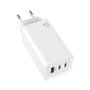 Chargeur mural LEOTEC 65W GaN 2 USB-C PD Blanc 65 W