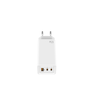 Leotec Chargeur Murale 65W GaN Carte Rapide USB-C PD 2 Ports + USB-A