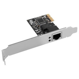 Lanberg Tarjeta Red Ethernet RJ45 PCI-E Gigabit 1000Mbps Realtek RTL8111C