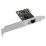 Lanberg Tarjeta Red Ethernet RJ45 PCI-E Gigabit 1000Mbps Realtek RTL8111C