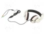 GEMBIRD Écouteurs avec microphone blanc et noir MHS-001-GW