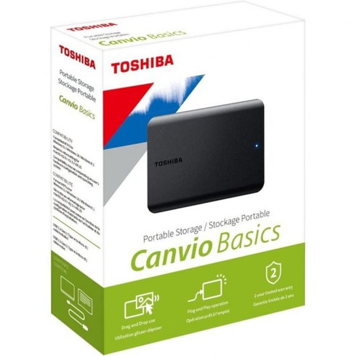 Toshiba Canvio Basics 4 To, Disque dur externe 2.5 pouces, Noir Toshiba Canvio Basics 4 To, Disque dur externe 2.5 pouces, Noir