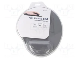 GEMBIRD Support souris et poignet en gel gris 220x240x4mm