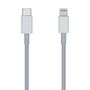 Câble USB-C vers Lightning Aisens A102-0442 Blanc 1 m