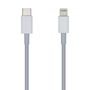 Câble USB-C vers Lightning Aisens A102-0442 Blanc 1 m