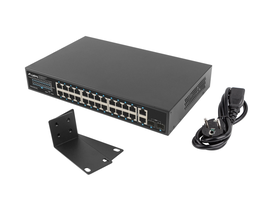 Lanberg RSGE-24P-2GE-2S-250 Switch non administré 24 ports RJ-45 avec PoE+