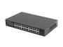 Lanberg Switch 24 Ports Gigabit PoE+ 360W avec 2 Ports Uplink et 2 Slots SFP, Rack 19 Pouces 1U, Non Administrable