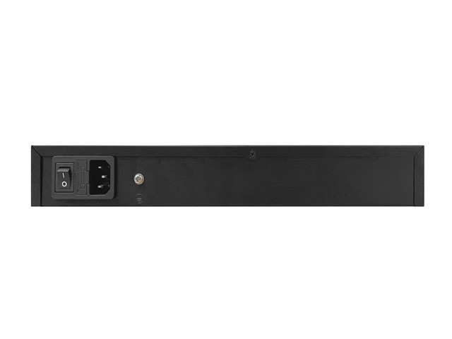 Lanberg Switch 24 Ports Gigabit PoE+ 360W avec 2 Ports Uplink et 2 Slots SFP, Rack 19 Pouces 1U, Non Administrable
