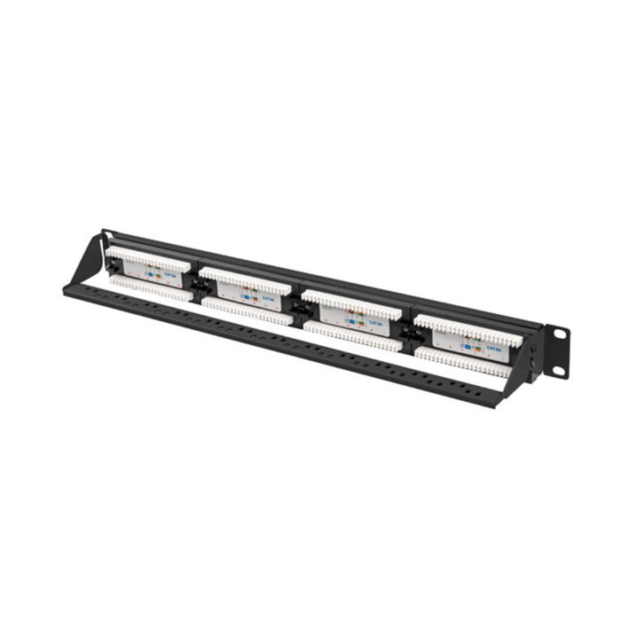 Lanberg PPUA-1024-B – Patch Panel 24 ports Cat6a 1U Noir Lanberg PPUA-1024-B – Patch Panel 24 ports Cat6a 1U Noir
