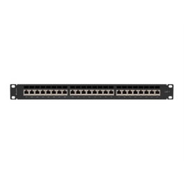 Lanberg Patch Panel 24 Ports Cat7 1U Noir - Gestion de Câbles - PPS7-1024-B