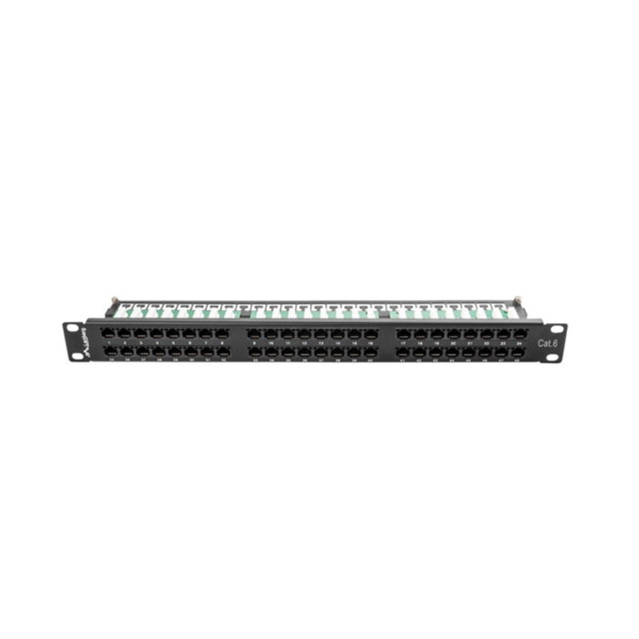 Lanberg Patch Panel 48 Ports 1U Noir Métal