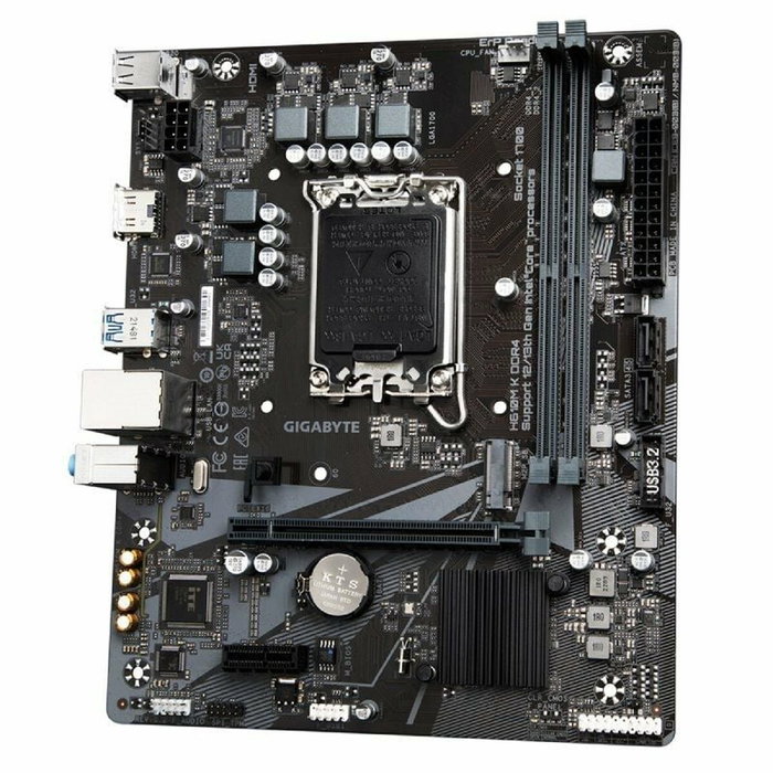 Gigabyte H610M K LGA1700 microATX DDR4 Gigabyte H610M K LGA1700 microATX DDR4