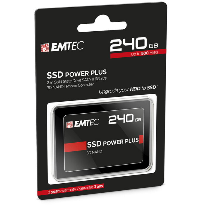 Disque dur EMTEC X150 Power Plus 240 GB SSD Disque dur EMTEC X150 Power Plus 240 GB SSD