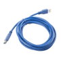 Lanberg Cable USB 3.0 Mâle vers Mâle - Alargador, 3 mètres, Connecteurs Dorés, Bleu