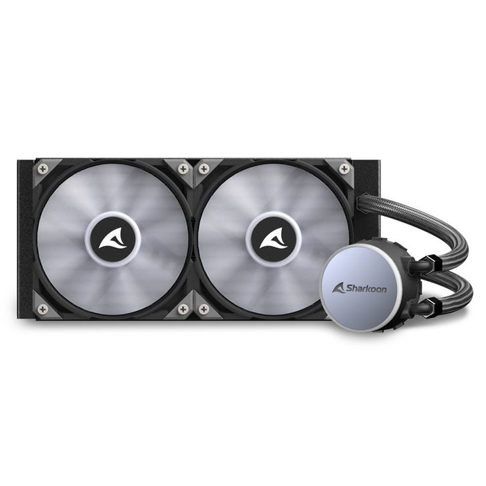Sharkoon Kit de Refroidissement Liquide CPU S70 RGB 120mm Double Ventilateur PWM Radiateur Aluminium Compatible Intel AMD Sharkoon Kit de Refroidissement Liquide CPU S70 RGB 120mm Double Ventilateur PWM Radiateur Aluminium Compatible Intel AMD