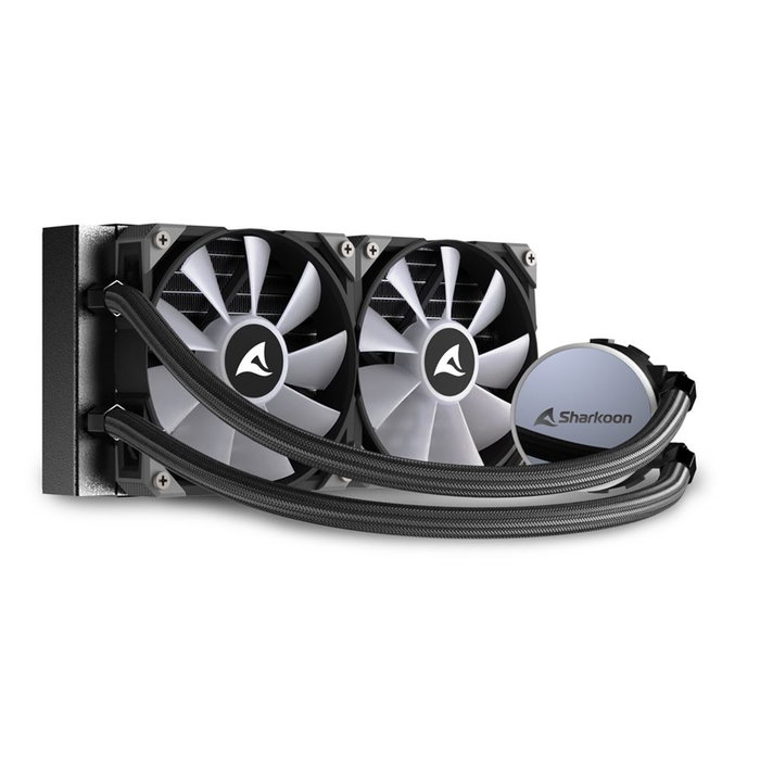 Sharkoon Kit de Refroidissement Liquide CPU S70 RGB 120mm Double Ventilateur PWM Radiateur Aluminium Compatible Intel AMD Sharkoon Kit de Refroidissement Liquide CPU S70 RGB 120mm Double Ventilateur PWM Radiateur Aluminium Compatible Intel AMD