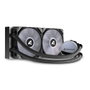 Sharkoon Kit de Refroidissement Liquide CPU S70 RGB 120mm Double Ventilateur PWM Radiateur Aluminium Compatible Intel AMD