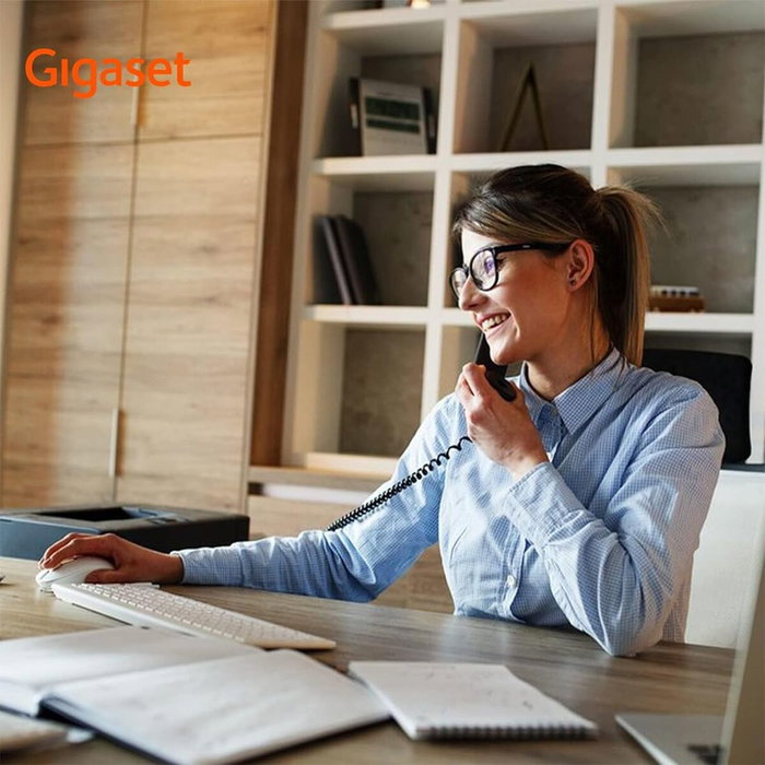 Téléphone fixe Gigaset Desk 200 Blanc