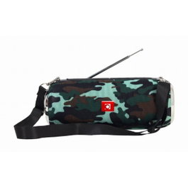 GEMBIRD Altavoz Bluetooth avec antenne et support mobile, Camouflage