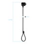 Tooq Câble de Sécurité avec Clé pour Ordinateur Portable - 1.5 m - Compatible avec Portables, Moniteurs et TV avec Fente Kensington