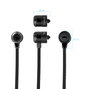 Tooq Câble de Sécurité avec Clé pour Ordinateur Portable - 1.5 m - Compatible avec Portables, Moniteurs et TV avec Fente Kensington