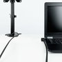 Tooq Câble de Sécurité avec Clé pour Ordinateur Portable - 1.5 m - Compatible avec Portables, Moniteurs et TV avec Fente Kensington