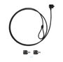 Tooq Câble de Sécurité avec Clé pour Ordinateur Portable - 1.5 m - Compatible avec Portables, Moniteurs et TV avec Fente Kensington