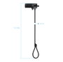 Tooq Câble de Sécurité à Combinaison pour Portables 1.5 M - Verrou Kensington