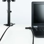Tooq Câble de Sécurité à Combinaison pour Portables 1.5 M - Verrou Kensington