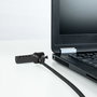 Tooq Câble de Sécurité à Combinaison pour Portables 1.5 M - Verrou Kensington