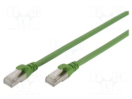 DIGITUS Cordon de raccordement Cat 6a S/FTP RJ45 1m vert