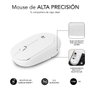 Subblim B2Sw011 Souris Sans Fil Silencieuse Ergonomic Ambidextre Blanc 1200 DPI USB