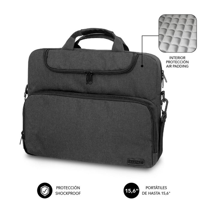 Subblim Malette Air Padding pour Ordinateur Portable 15.6 Pouces - Protection Rembourrée, Compatible MacBook Pro 16, Polyster Oxford Subblim Malette Air Padding pour Ordinateur Portable 15.6 Pouces - Protection Rembourrée, Compatible MacBook Pro 16, Polyster Oxford