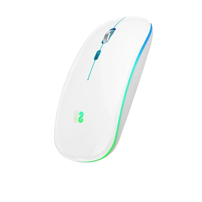 Souris Bluetooth Sans Fil Subblim SUBMO-LDFLAT2 Blanc 1600 dpi