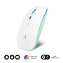 Souris Bluetooth Sans Fil Subblim SUBMO-LDFLAT2 Blanc 1600 dpi