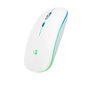 Souris Bluetooth Sans Fil Subblim SUBMO-LDFLAT2 Blanc 1600 dpi