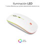 Souris Bluetooth Sans Fil Subblim SUBMO-LDFLAT2 Blanc 1600 dpi