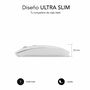 Souris Bluetooth Sans Fil Subblim SUBMO-DFLAT21 Blanc 1600 dpi
