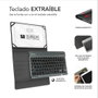 Subblim Keytab Pro Coque et Clavier Bluetooth pour Tablette 10.1 pouces - Gris - AZERTY Espagnol