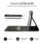 Subblim Keytab Pro Coque et Clavier Bluetooth pour Tablette 10.1 pouces - Gris - AZERTY Espagnol
